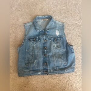 Girls Highway Jean vest yxl